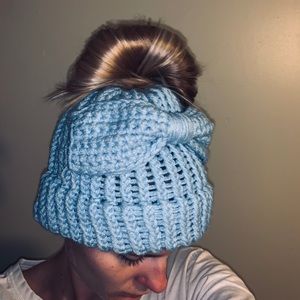 Ponytail beanie!